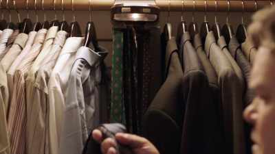 [tie rack whirring] - Imposters