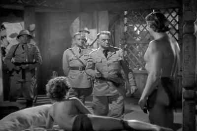 - Tie them both up, Sergeant.
- Yes, sir. - Tarzan Triumphs