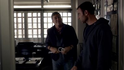 Tie him up.
I'm gonna go get some coffee. - Ray Donovan
