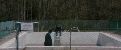 Ties her to a dog cage...
keeps her there two days. - Wetlands