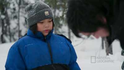 TIG: And then, it squeezes up
like that, see? - Life Below Zero: First Alaskans