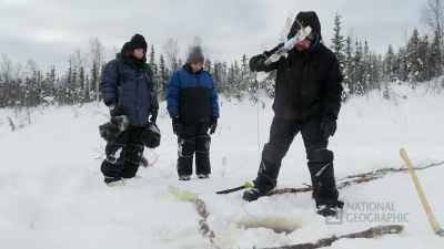 TIG: Nope.
It didn't even bump him. - Life Below Zero: First Alaskans