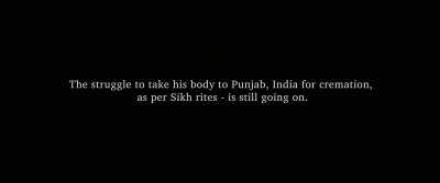 Till today, as Indian as per Sikh rule, - The Black Prince