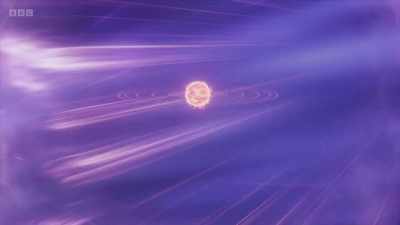 Tim has another demonstration
to show how the solar winds - Secrets of Size: Atoms to Supergalaxies