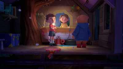 -Time to come in, please!
-Coming! - The Adventures of Paddington