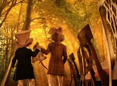 Time marches on it's stomach Ah ha ha ha - Alice in Wonderland