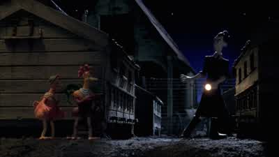 Time to make good on that deal, dollface. - Chicken Run