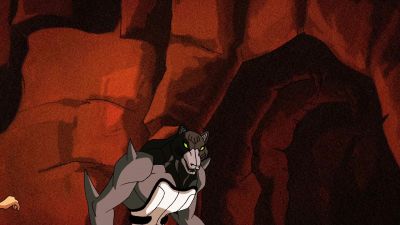 TIME TO SEE HOW FAR THIS BIG,
BAD WOLF CAN JUMP. - Ben 10