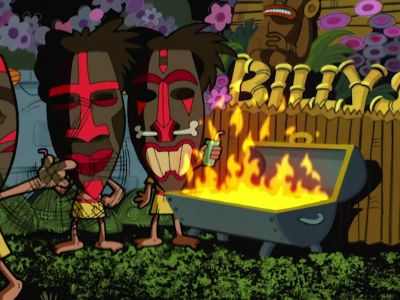 TIME TO THROW THE SHRIMP
ON THE BARBIE. - The Grim Adventures of Billy and Mandy