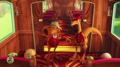 Time traveling to visit
actual real dinosaurs - Dinosaur Train: Adventure Island