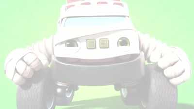-Time to wrap…
-[tires screeching] - Mighty Monsterwheelies