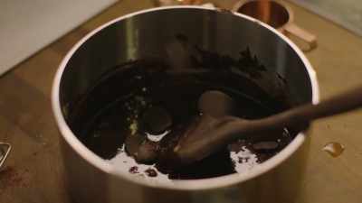 Tip in 50g of
chocolate chips and - Nigella: At My Table