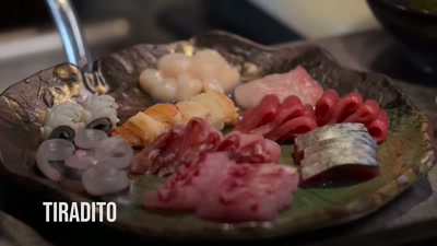 Tiradito, the dish chef Micha
is making for me, - Searching for Soul Food