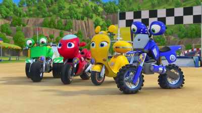 (tire deflating) - Ricky Zoom