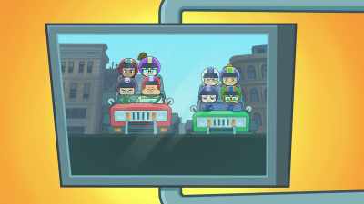 (Tires screech, engine roars) - Total DramaRama