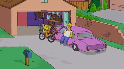 (tires screech) - The Simpsons