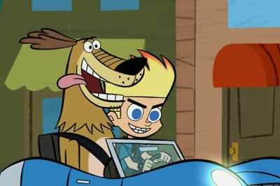(TIRES SCREECH) - Johnny Test