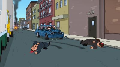 (tires screech) - Family Guy