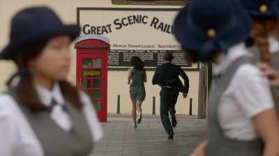 [ Tires screech ] - Ms Fisher's Modern Murder Mysteries