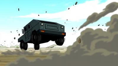 [ TIRES SCREECH ] - Ben 10