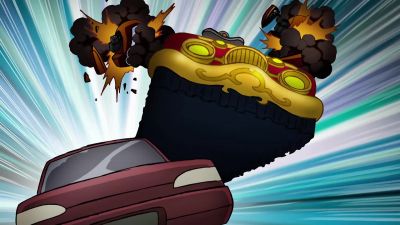 [ TIRES SCREECH ] - Ben 10