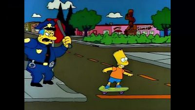 (tires screeching) - The Simpsons