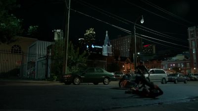        [tires screeching] - Black Lightning