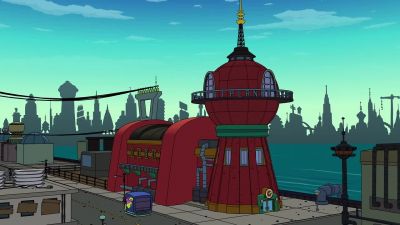 (TIRES SCREECHING) - Futurama