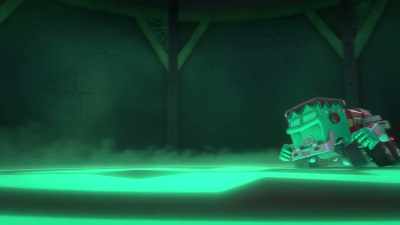 [tires screeching] - Mighty Monsterwheelies