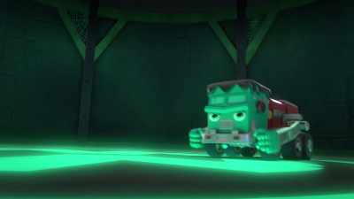[tires screeching] - Mighty Monsterwheelies