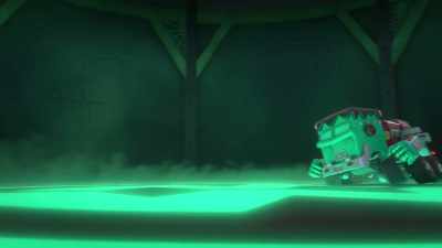 [tires screeching] - Mighty Monsterwheelies