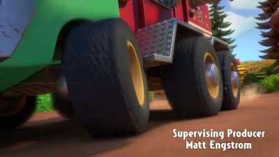 [tires screeching] - Mighty Monsterwheelies