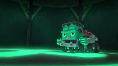 [tires screeching] - Mighty Monsterwheelies