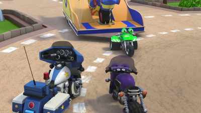 (tires screeching) - Ricky Zoom