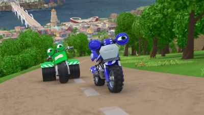 (tires screeching) - Ricky Zoom