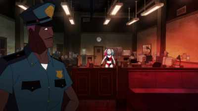 - [tires screeching]
- [sirens blaring] - Harley Quinn