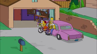 (tires screeching) - The Simpsons