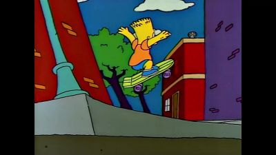 (tires skidding) - The Simpsons