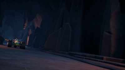 -[tires squealing]
-[engine roaring] - LEGO Ninjago: Dragons Rising