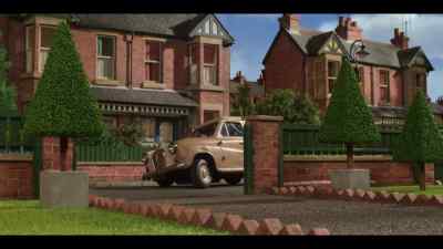 - [TIRES SQUEALING]
- [POTTERY CLATTERING] - Wallace & Gromit: Vengeance Most Fowl