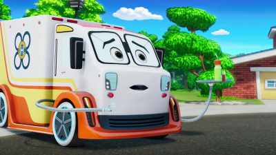 [tires squealing] - Firebuds