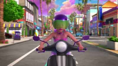 [tires squealing] - Barbie: A Touch of Magic