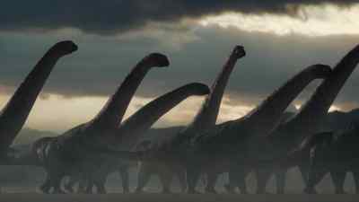Titanosaurs. Eighty-five feet long
and weighing 40 tons. - Prehistoric Planet
