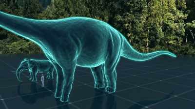 Titanosaurs grew 40 metres long, - Modern Dinosaurs