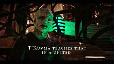T'Kuvma teaches that in a united - Star Trek: Discovery