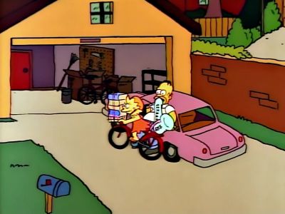 (TlRES SCREECHlNG) - The Simpsons