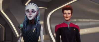 To accommodate
the axial misalignment - Star Trek: Prodigy
