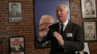 To ban someone
because you disagree with their views - Get Me Roger Stone