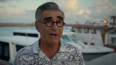 To be honest,
I would rather be around Sandy than me. - The Reluctant Traveler with Eugene Levy
