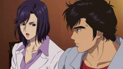 To be precise, her deceased father is the one involved. - City Hunter: Shinjuku Private Eyes